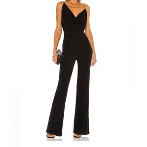 Misha Moira Pantsuit in Black Medium Revolve